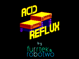 Acid Reflux (Homebrew) — Title screen